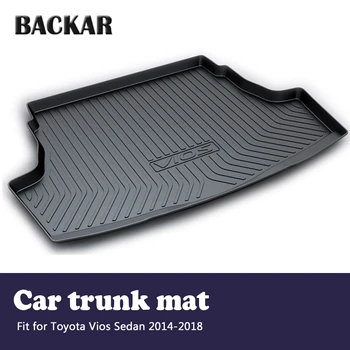 

Backa 1Set Cargo Rear Trunk Mat Boot Liner Tray Anti-slip Mat For Toyota Vios Sedan XP150 2014 2015 2016 2017 2018 Accessories