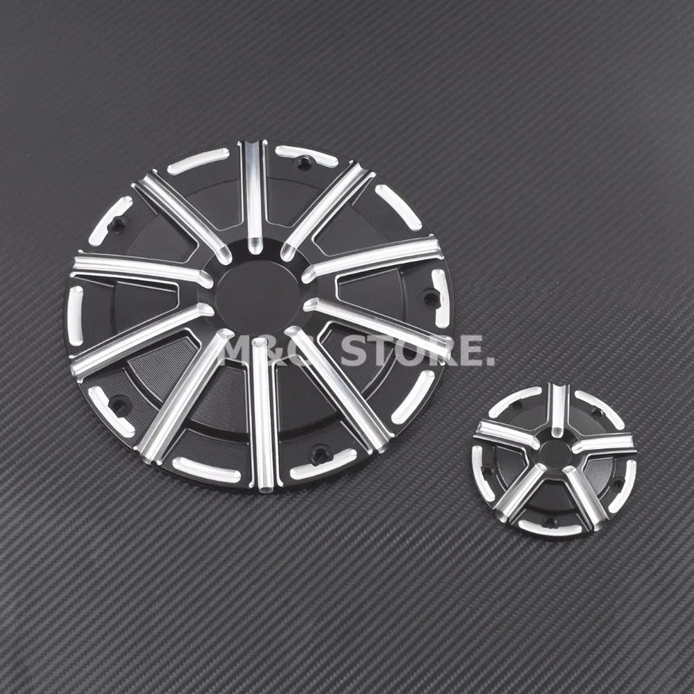  Chrome Black Derby Cover Timer Timing Cover CNC Engine Cover For Harley Touring Road King Street Gl