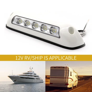 

5 Pcs 2.6W LED Light Carriage Lighting Lamp Aluminum Alloy Shell Rubber Base Widely Compatible With 12V Vans Boat And More