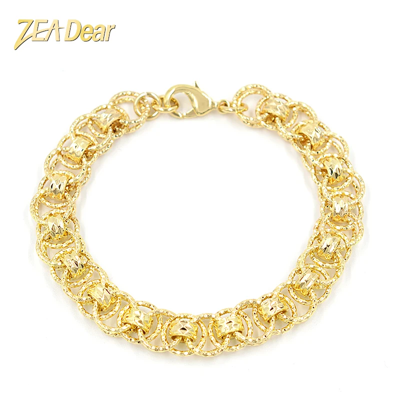 

ZEA Dear Jewelry Hot Selling Jewelry Round Bracelet For Women Link Chain Classic Bracelet For Wedding Christmas Party Jewelry