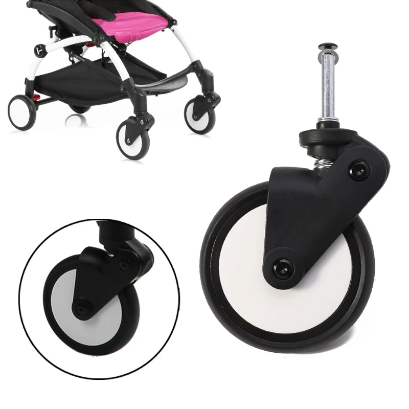 Baby Strollers Front/Rear Wheels Pushchair Back Rubber Wheel Kids Yoya Pram Stroller Accessories For with tools Stroller Wheel baby stroller accessories deals	