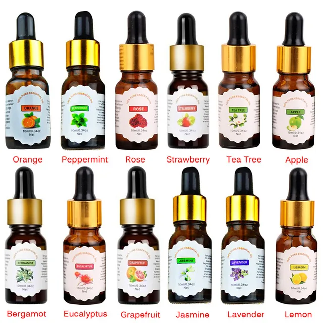 New arrival 10ml Essential Oil Air Humidifier Freshener 12 Flavors Car