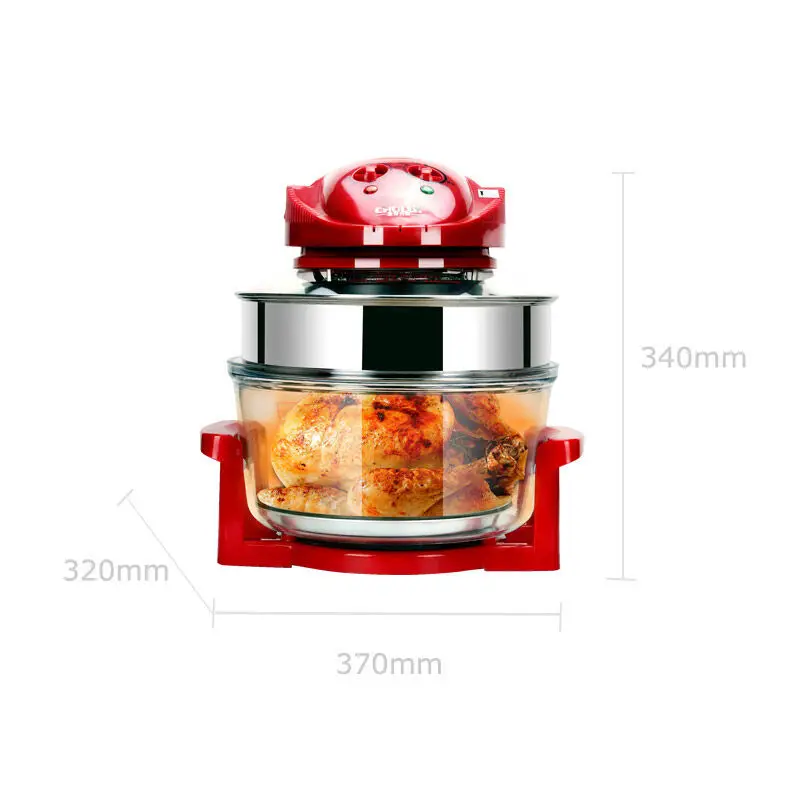  Smart electric air fryer kitchen accessories 10L family no oil no smoke french fries machine chicke - 33026114930