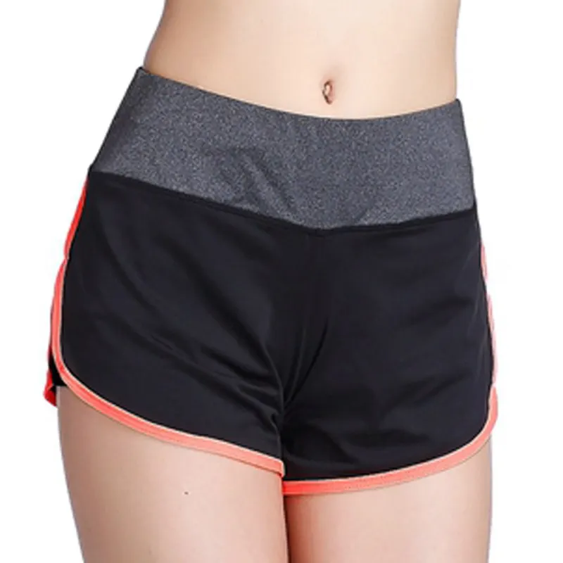Plus Size Women Cotton Sports Shorts Elastic Waist Loose Running Shorts Yoga Short Femininoin