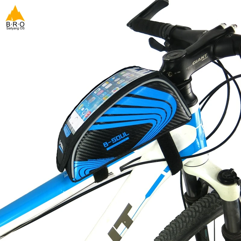 Best for iphone for sumsung 5.3 inch B-SOUL Outdoor Sport Touch Screen Phone Bag Bike Front Frame Bag MTB Mountain Bicycle Saddle bag 0 Best for iphone for sumsung 5.3 inch B-SOUL Outdoor Sport Touch Screen Phone Bag Bike Front Frame Bag MTB Mountain Bicycle Saddle bag 0