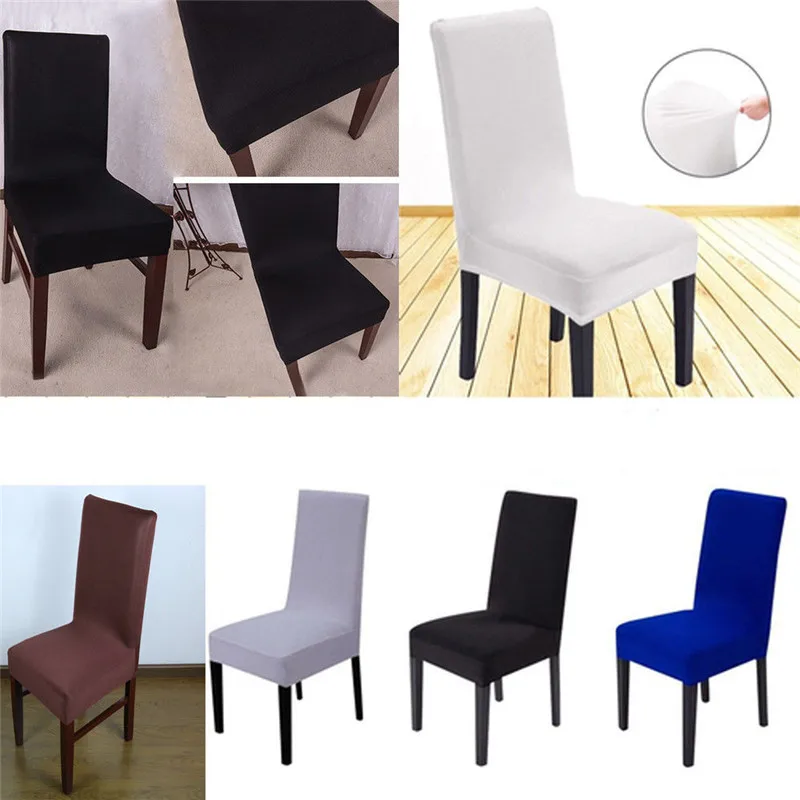 

Seat Covers Comfortable Wrinkle Resistant Spandex Chair Hood Removable Stretch Dining Room Banquet Washable Chair Covers Decor
