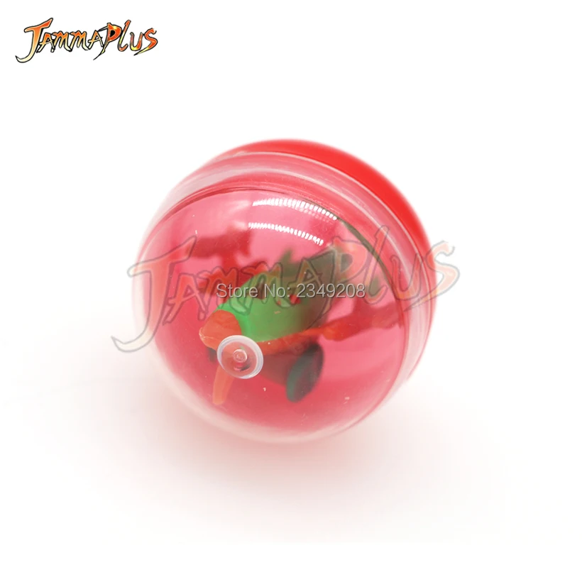 

50pcs 32mm Plastic Empty Toy Vending Capsule Half Clear Half Color Capsule Ball Arcade Vending Machine Toy Ball