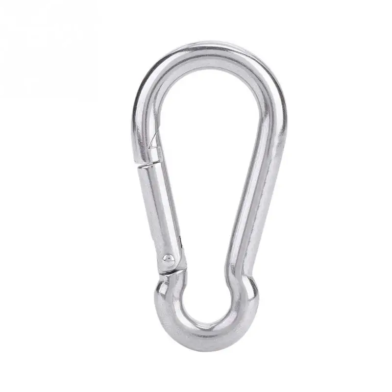 

Outdoor Tools 316 Stainless Steel Spring Snap Climbing Hook Carabiner Diving Equipment Safe Accessory for Camping Fishing Hiking