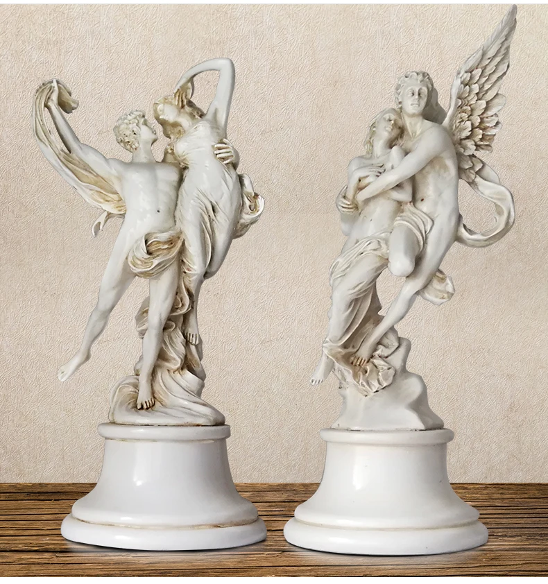 Europeu antigo amor anjo ornamentos, sala de
