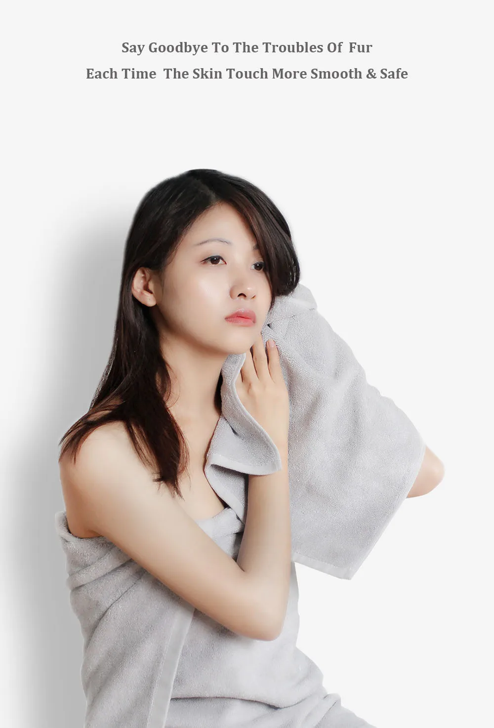 Xiaomi ZSH Face Towel Cotton 100 Soft Awati Long-staple Cotton Quick-dry 3s Water Absorption Hair Hand Towels Adult Men Women (4)