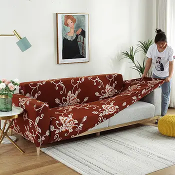 

Elastic Printed Sofa Cover Stretch Universal Sectional Corner Sofa Cover Euro Covers For Sofas Couch Covers For Living Room