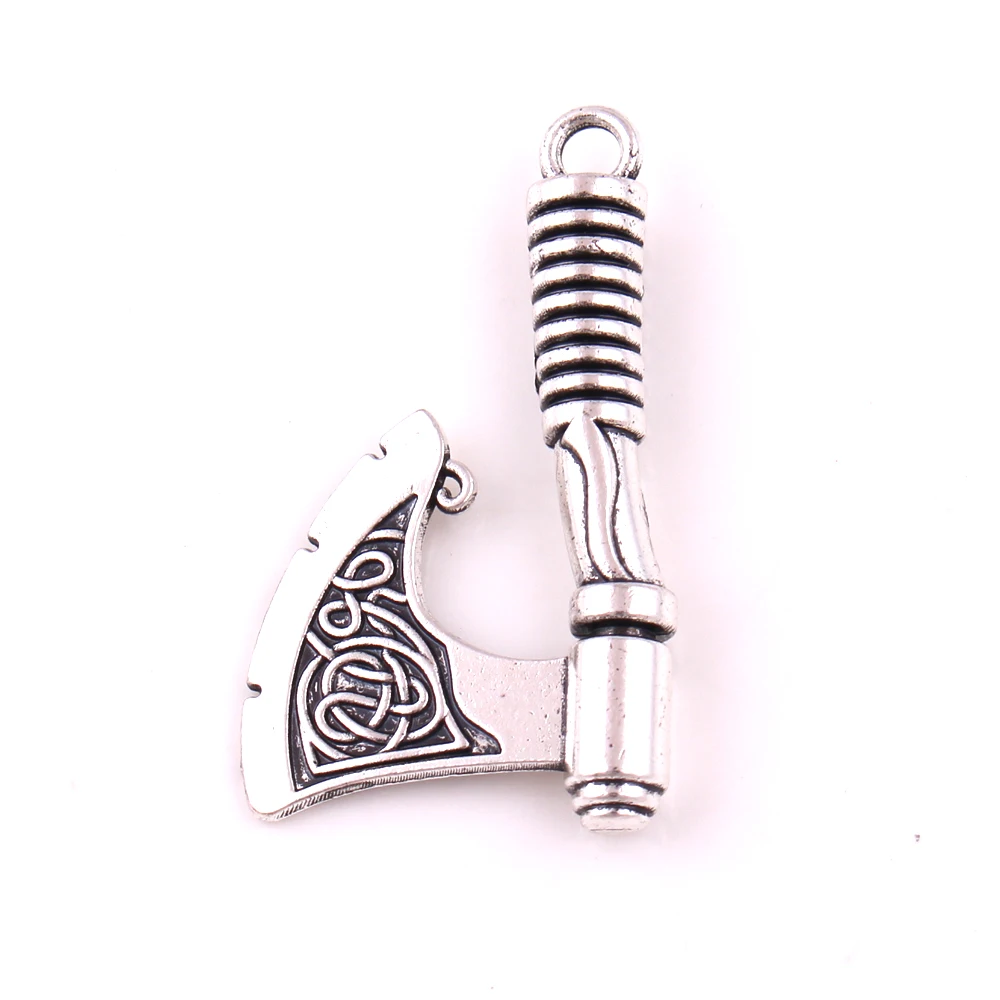 

Axe pendant Slavic Amulet Symbol Pendant Perun Viking Axe Large charm Making Necklace Bracelet for Men Women jewelry