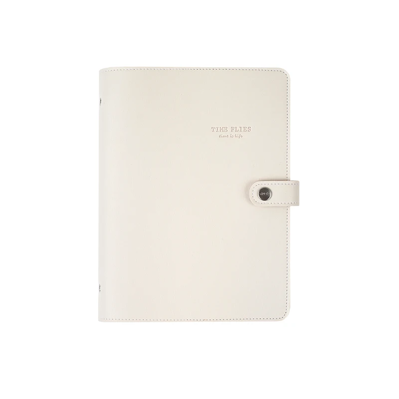 A7 Macaron кожаный спиральный блокнот из искусственной кожи, мини карманный блокнот, портативный канцелярский блокнот для путешествий - Цвет: White