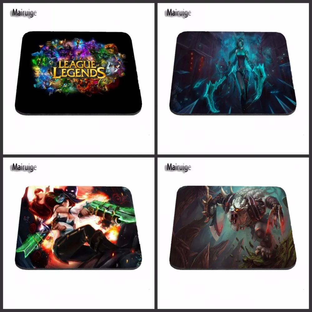 Stylish Top Selling The League of Legends LOL Silon Anti slip Mousepad