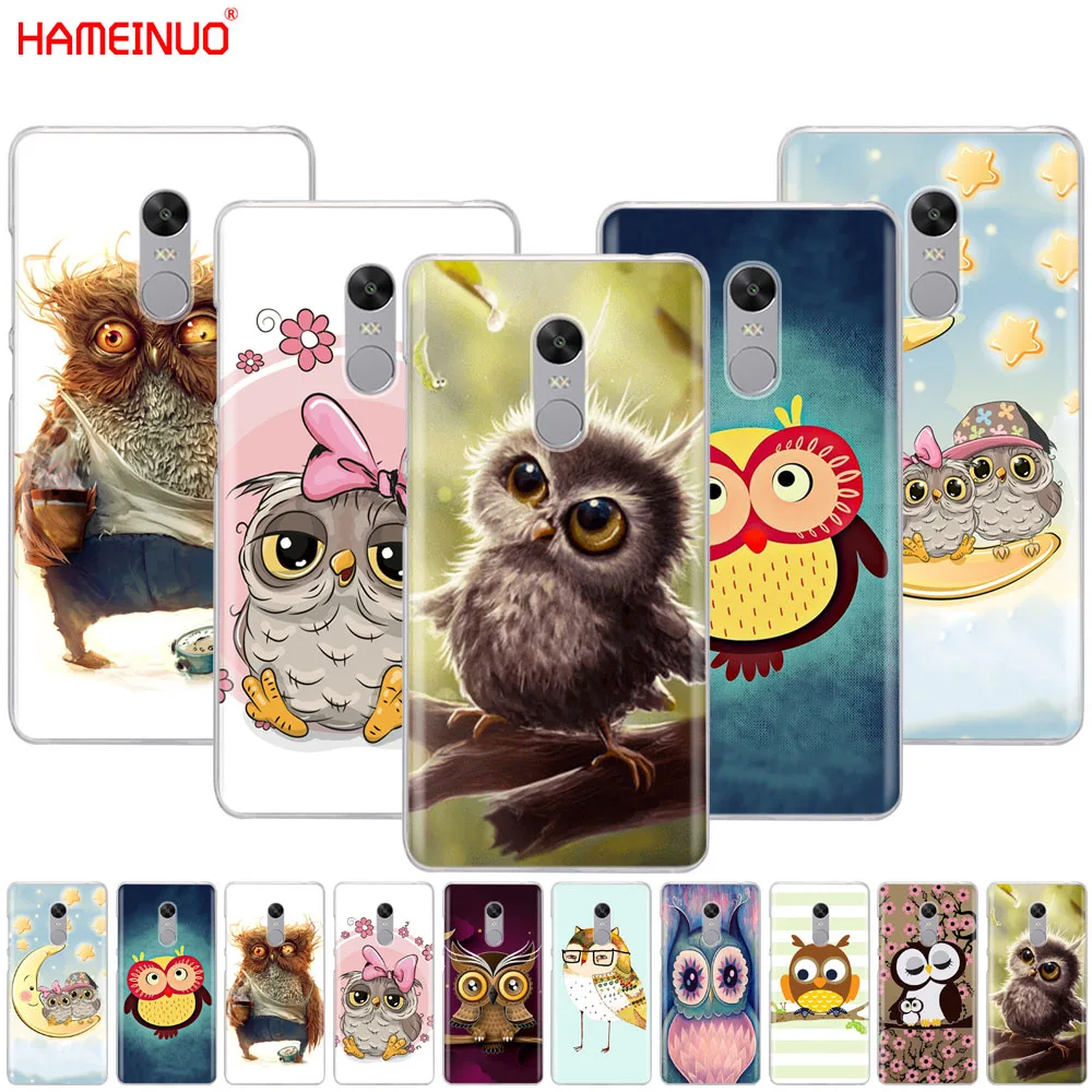 HAMEINUO милый мультяшный Сова Diy красочный чехол для телефона Xiaomi redmi 5 4 1 1s 2 3 3s pro PLUS