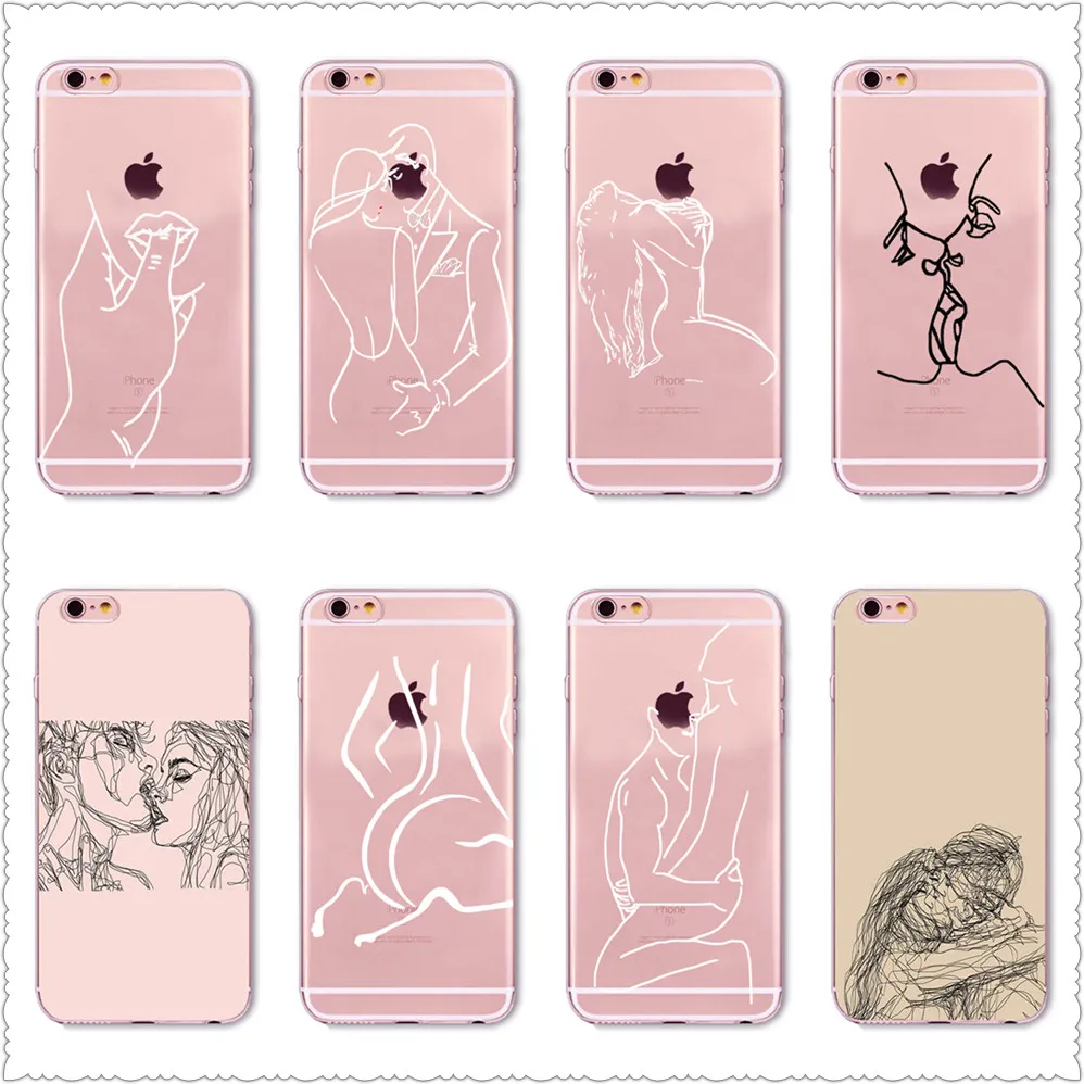 Сексуальная девушка защитный чехол для iPhone 7 8 XS xrtransparent Мягкая обложка samsung s8 s9