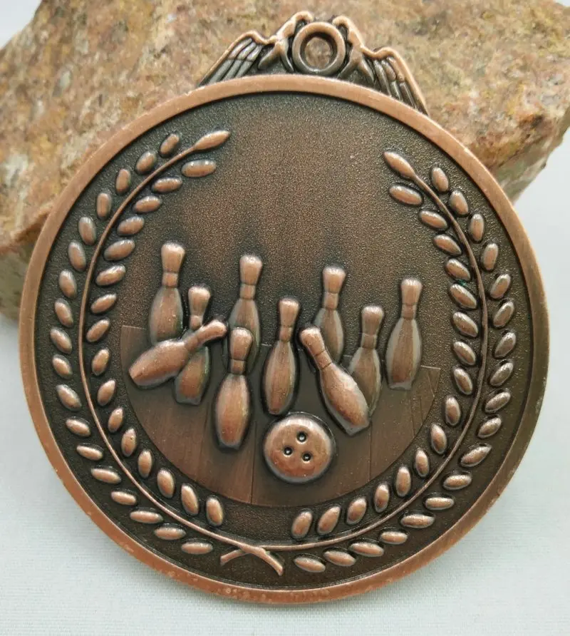 

Bowling Trophy Small Medals Gifts Award School Sports Game Communication Ability/self-confidence Developing Unisex Gymnastics