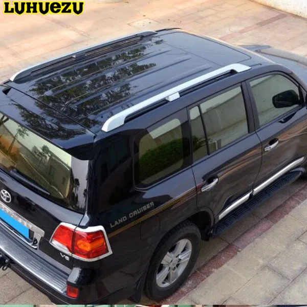 Luhuezu سبائك الألومنيوم رفوف سقف شريط سقف لتويوتا لاند كروزر 200 lc 200 2008-2017 الملحقات Luhuezu سبائك الألومنيوم رفوف سقف شريط سقف لتويوتا لاند كروزر 200 lc 200 2008-2017 الملحقات