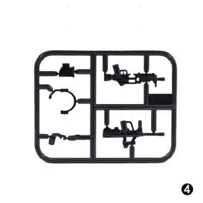 

New MOC Compatible LegoINGlys Military Accessory Gun Weapons For Figures Bricks Building Block Learning Children Gift Toys