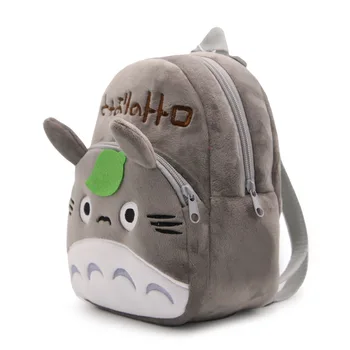

Baby Kindergarten Cartoon School Bags Cute Totoro Plush Backpacks For Kindergarten Boys Girls Lovely Candy Bag toys