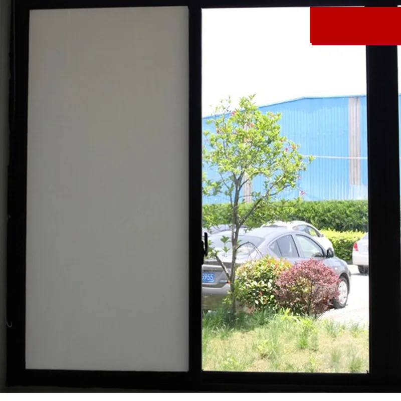 60*100 см молочно-белая Электростатическая стеклянная наклейка raamfolie матовые наклейки для офиса матовая бумага для окна ванной комнаты полупрозрачная непрозрачная