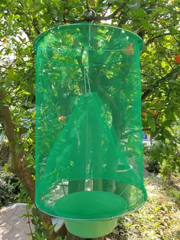 

1 pcs Hanging Fly catcher Folding Fly Trap Flies Mosquito Flytrap Cage Catcher Fly Killer Garden Yard Supplies