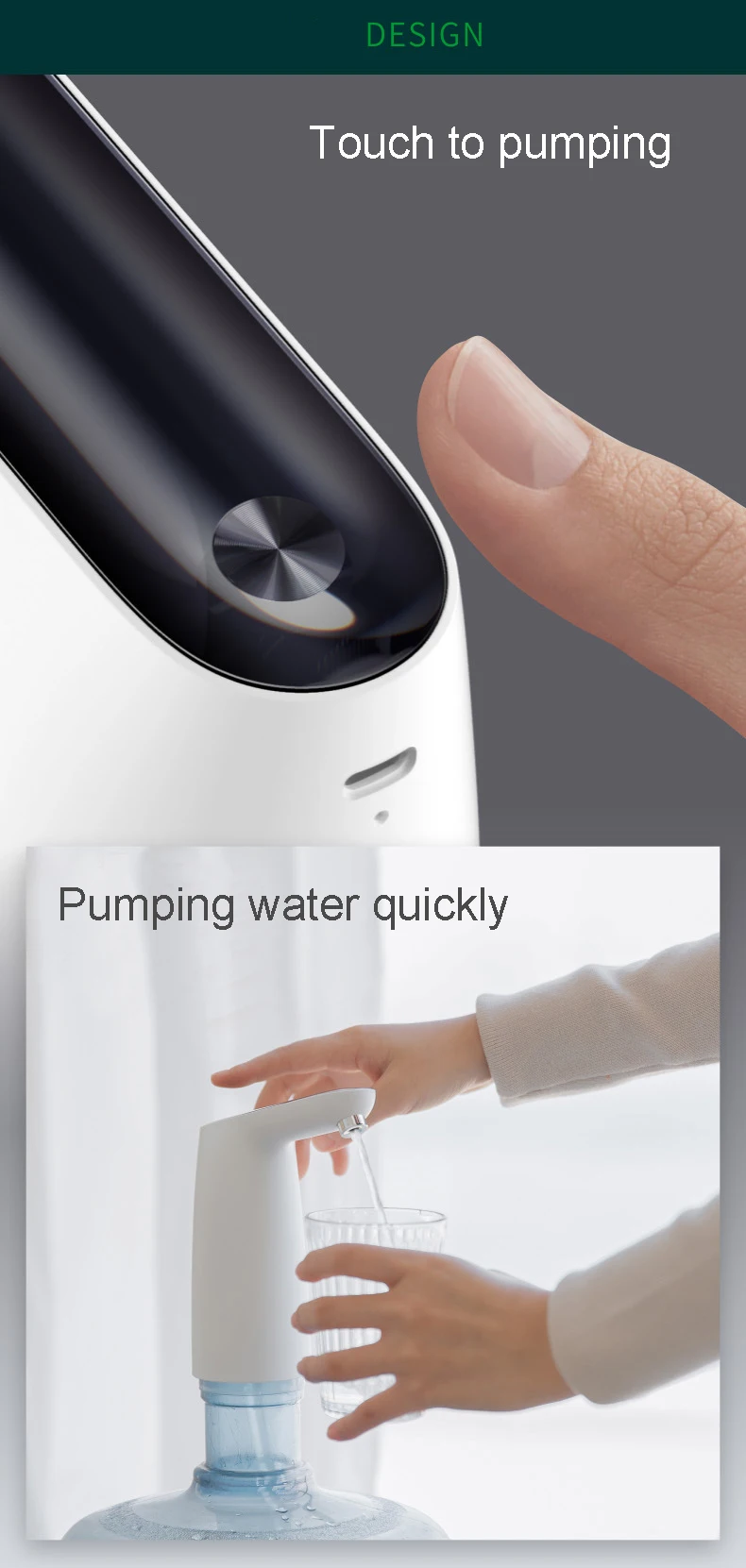Automatic Electric Water Dispenser Pump Portable Gallon Drinking Water Bottle Suction Unit Portable Squeeze Water Pump Dispenser (12)