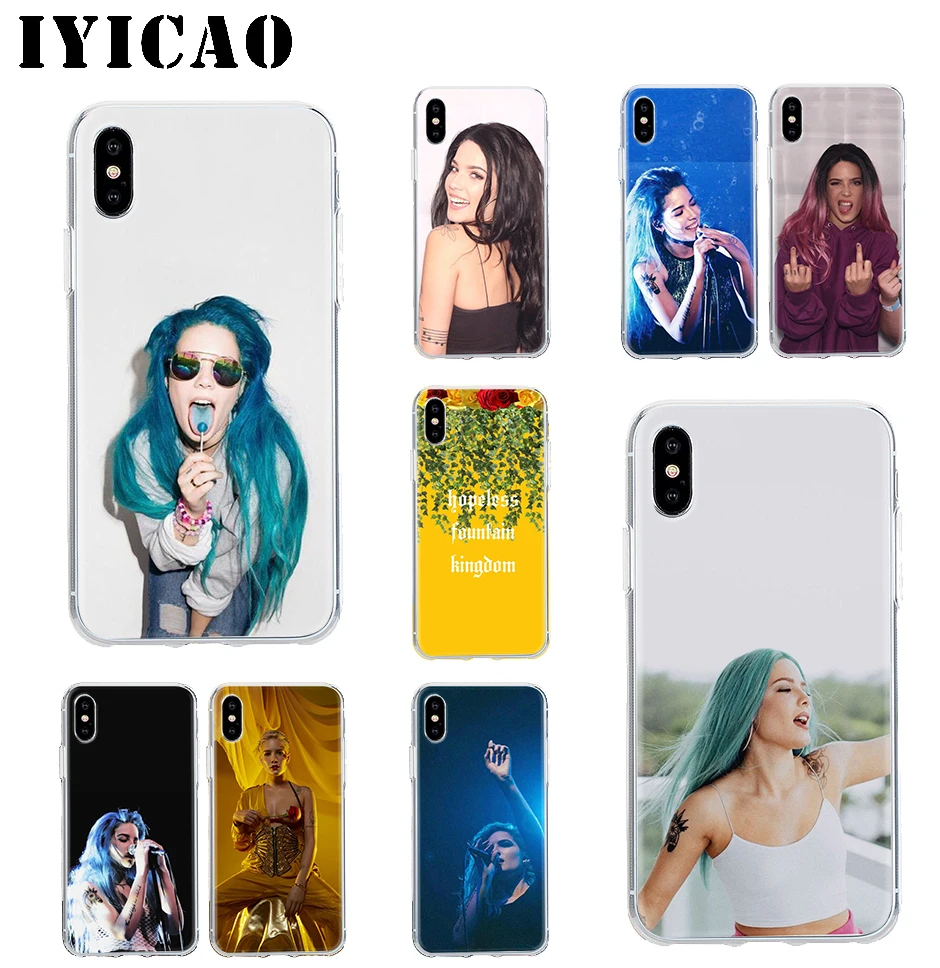 IYICAO Halsey без меня Жесткий Чехол для iPhone 4 4S 5 5S Se 6 7 7plus 8 8Plus X XS MAX XR 6s Plus 11 pro max |