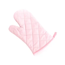 Новые 1 шт хлопковые защитные перчатки кухонные термостойкие кухонные перчатки для микроволновой печи розовые