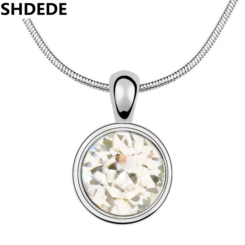 Женское Ожерелье с кристаллами Swarovski SHDEDE модное ювелирное изделие трендовая