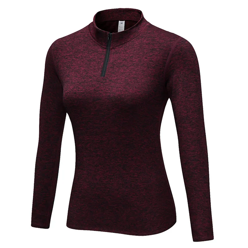 Женская спортивная куртка JINXIUSHIRT на молнии с длинным рукавом для занятий йогой и
