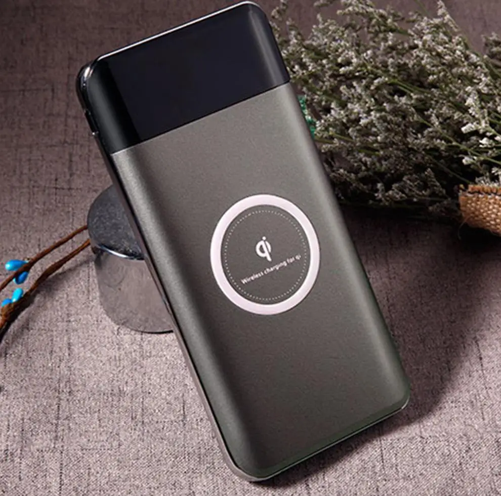 15000 мАч беспроводной внешний аккумулятор двойной USB портативное зарядное