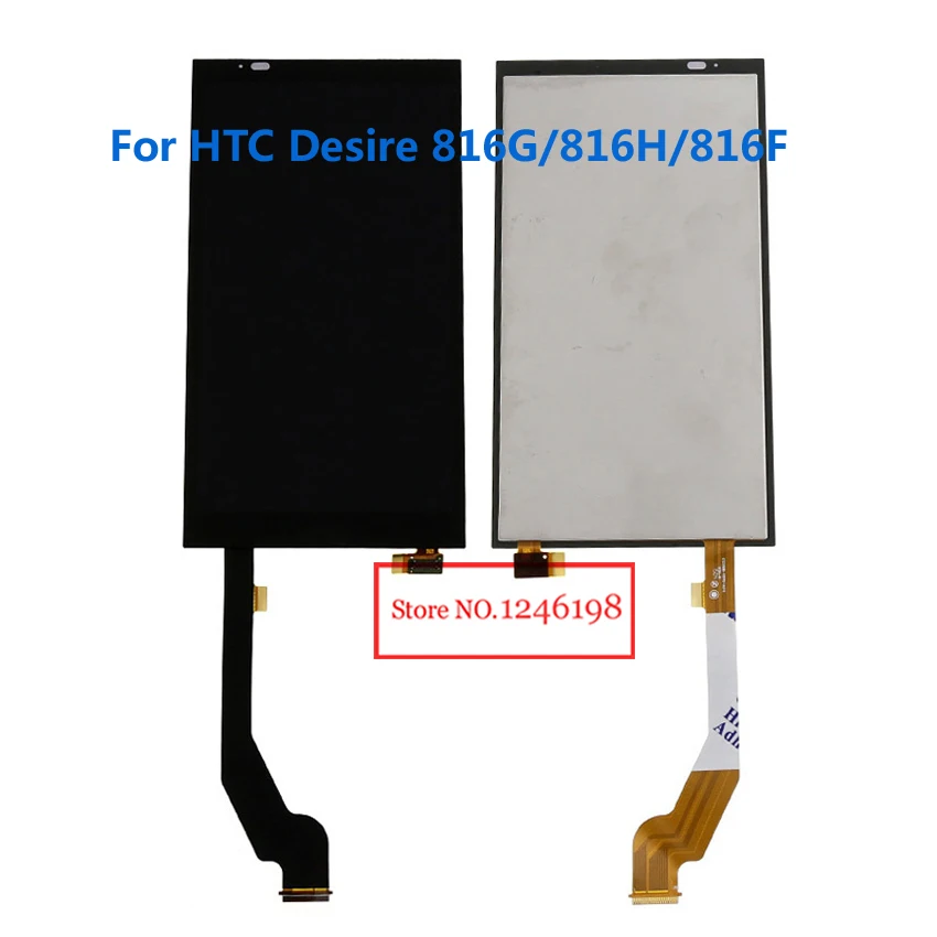 

TOP Quality Full LCD Display + Touch Screen Digitizer Assembly For HTC Desire 816G/816H/816F Replacement Part Free shipping