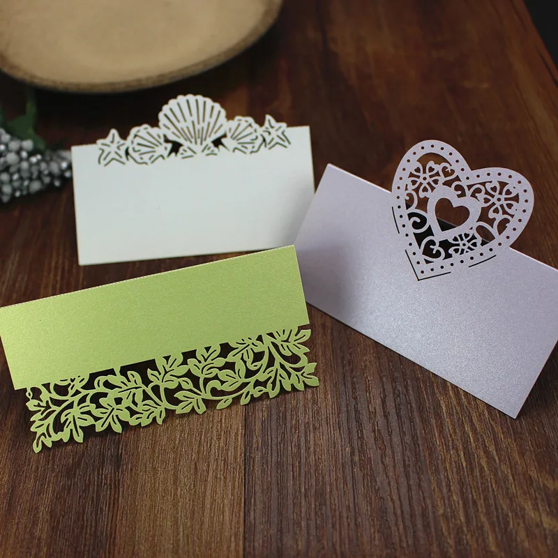 

Wedding table cards party decoration multi colors 100pcs