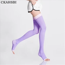 Ckahsbi 420d Для женщин профессиональный Йога носок сжатия Tight варикозное расширение Чулки для женщин Collant анти сжигания жира лайкра Спящая дымоход