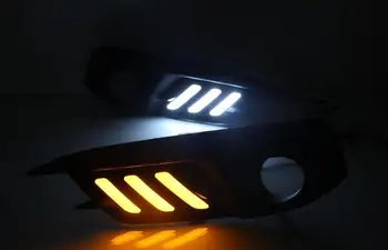

AUTO WAY 12V 6000k LED DRL Daytime running light for Honda Civic 2016 fog
