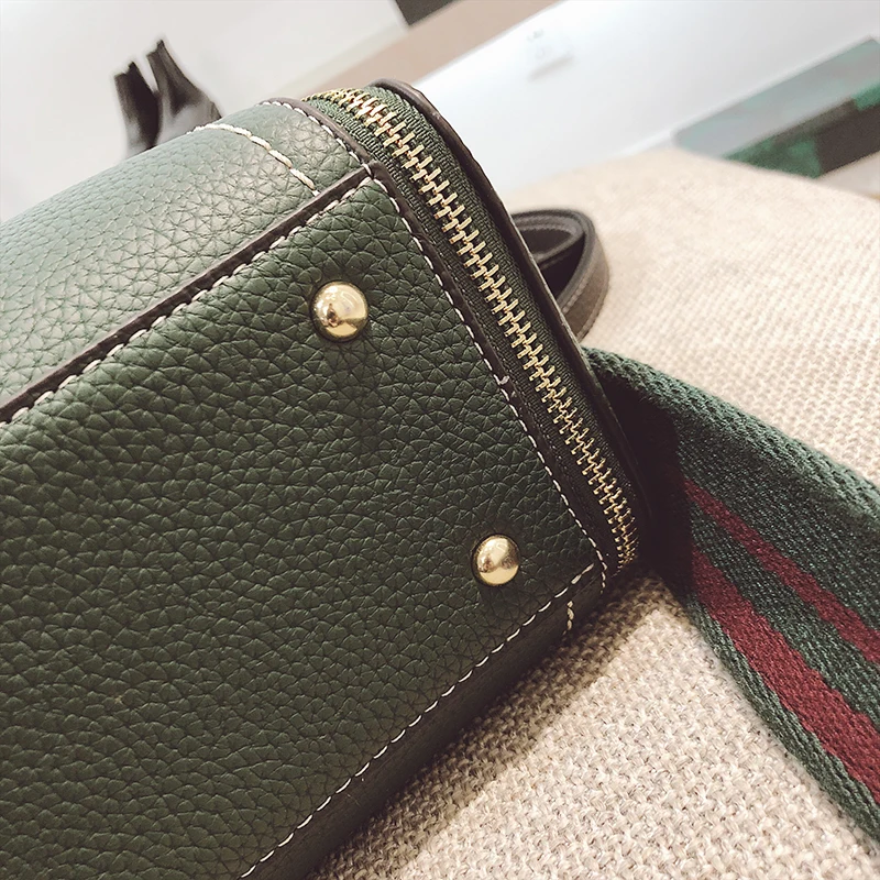 Janespri High Capacity Soft PU Leather Female Handbags Fashion Panelled Women Shoulder Bag Daily Women Casual Tote Messenger Bag (34)