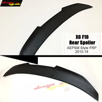 

For BMW F16 X6 F86 X6M Performance FRP Unpainted Trunk Spoiler wing PSM style X6 F16 Spoiler rear diffuser stem Spoiler 2015-18