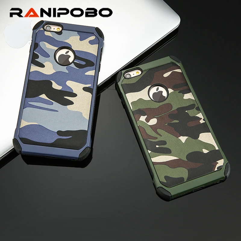 Luxury 2 in 1 Army Camo Camouflage Pattern back cover PC +TPU Armor