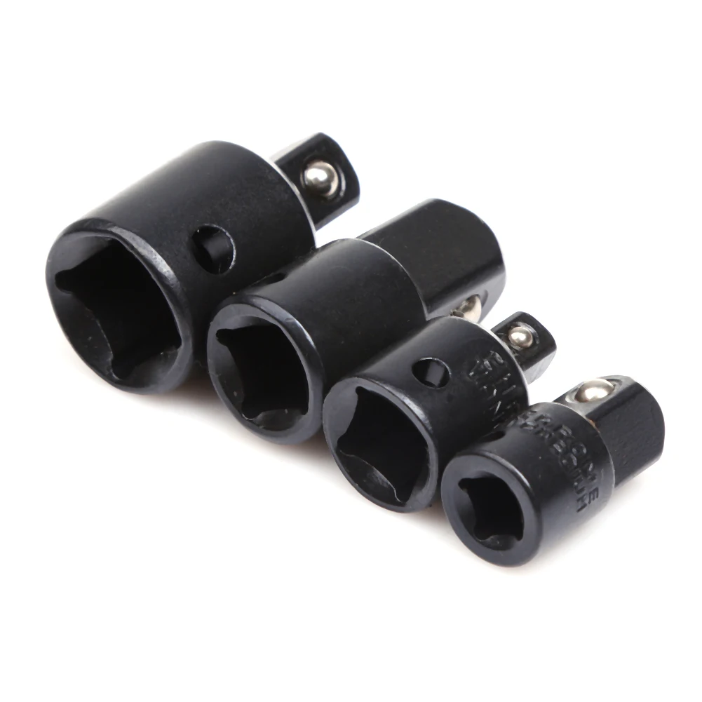 

4Pcs/Set 1/4 3/8 1/2 Ratchet Wrench Socket Adapter Spanner Keys Set Converter Drive Reducer Air Impact Craftsman Ratchet Wrench