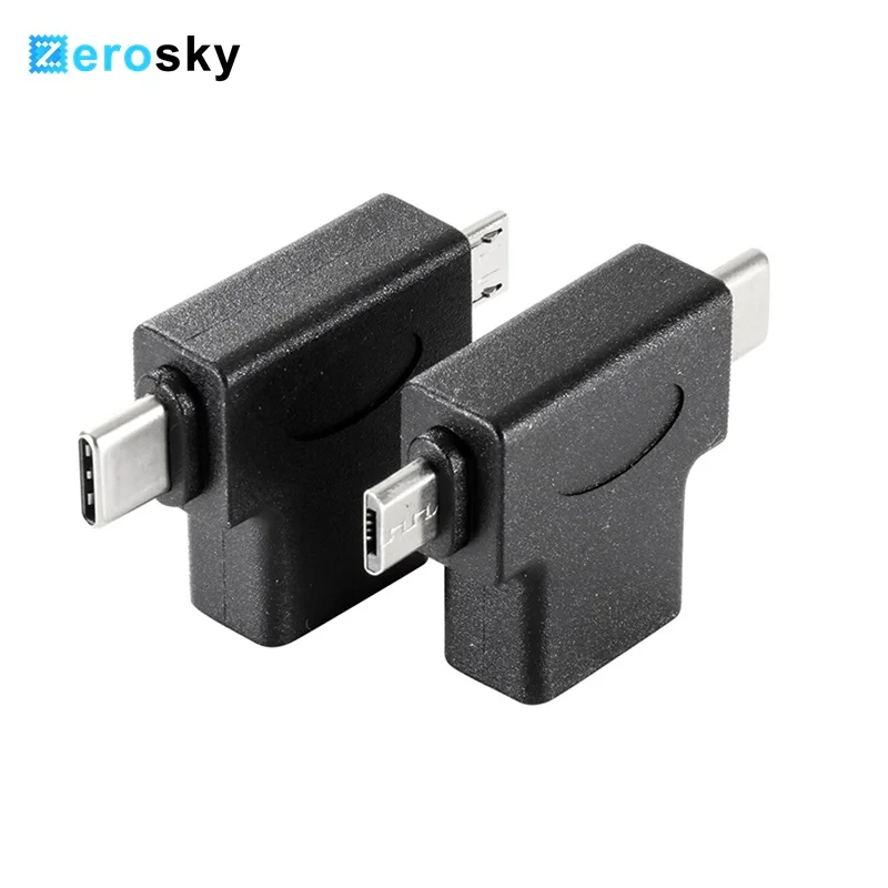 3 в 1 USB 0 Micro Type C OTG адаптер конвертер для Xiaomi Samsung телефонов Android|Переходники и