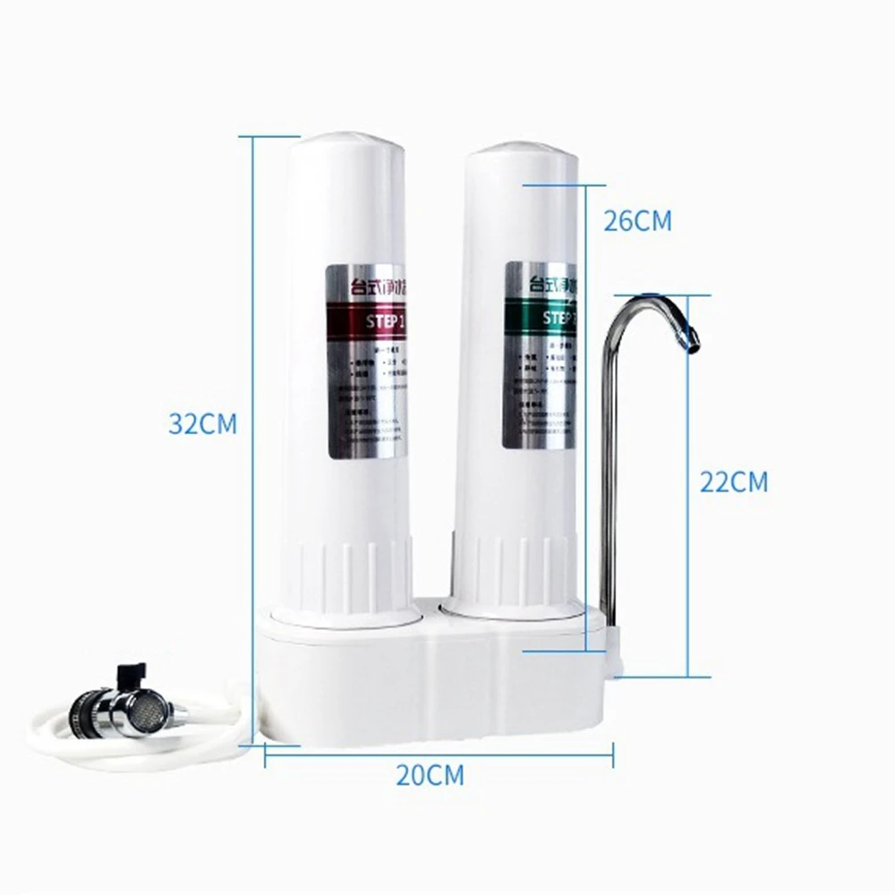 DMWD Household Kitchen Faucet Pre-filter Water Purifier Diatom Activated Carbon Water Filter Cartridges Water Purifying Machine