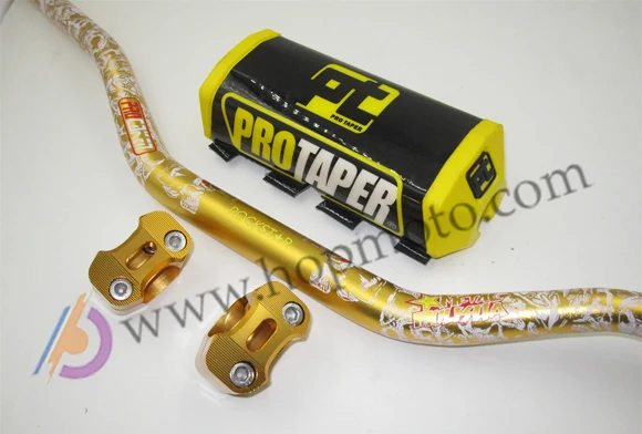 Pro Taper Fat Bar 1-1/" Металл Mulisha пакет Dirt Bike мотокросса Fat Bar MX алюминий с PT руль колодки зажимы