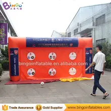 Настроить портативные футбольные ворота, надувные футбольные ворота игры, надувные футбол ворота игрушки