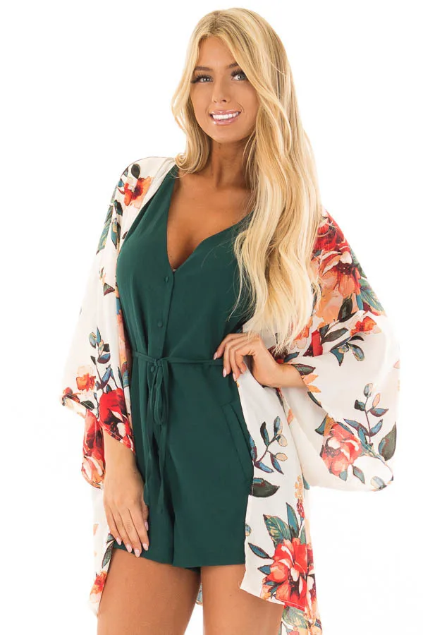 OMCHION-Plus-Size-3XL-2019-V-Neck-Batwing-Sleeve-Long-Kimono-Floral-Print-Chiffon-Blouse-Women (1)