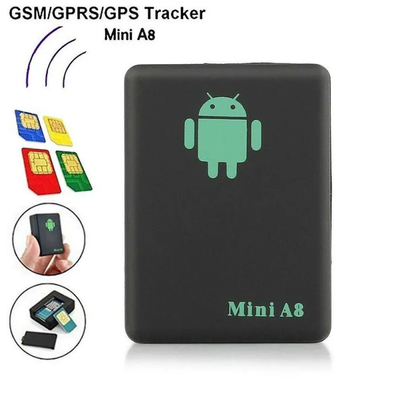 

A8 GPS elderly child anti-lost device car alarm GPS locator GSM/GPRS/GPS Mini portable global Locator