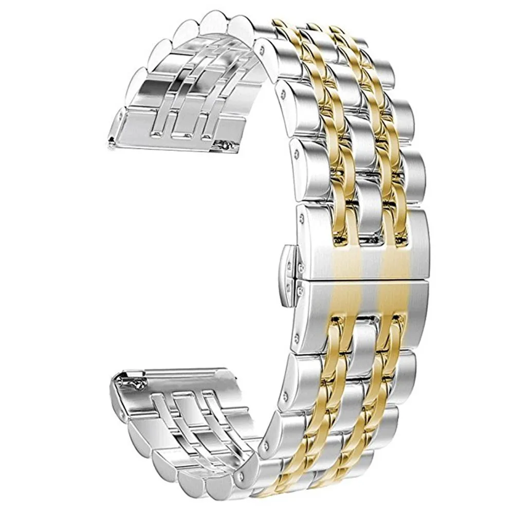 

Comfortable hand feeling Dropshipping Stainless Steel Bracelet Watch Band Strap for Fitbit Versa Smart Watch 18#825