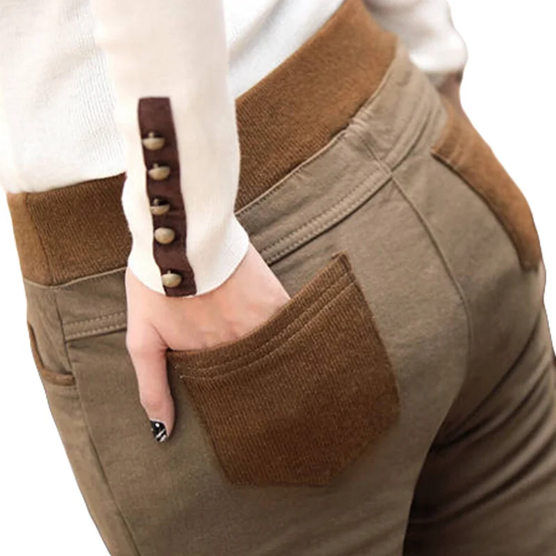 

Rihschpiece 2016 Winter Pants Women Plus Size Trousers 3XL High Waist Sweatpants Pencil Pant Jogger RZF561