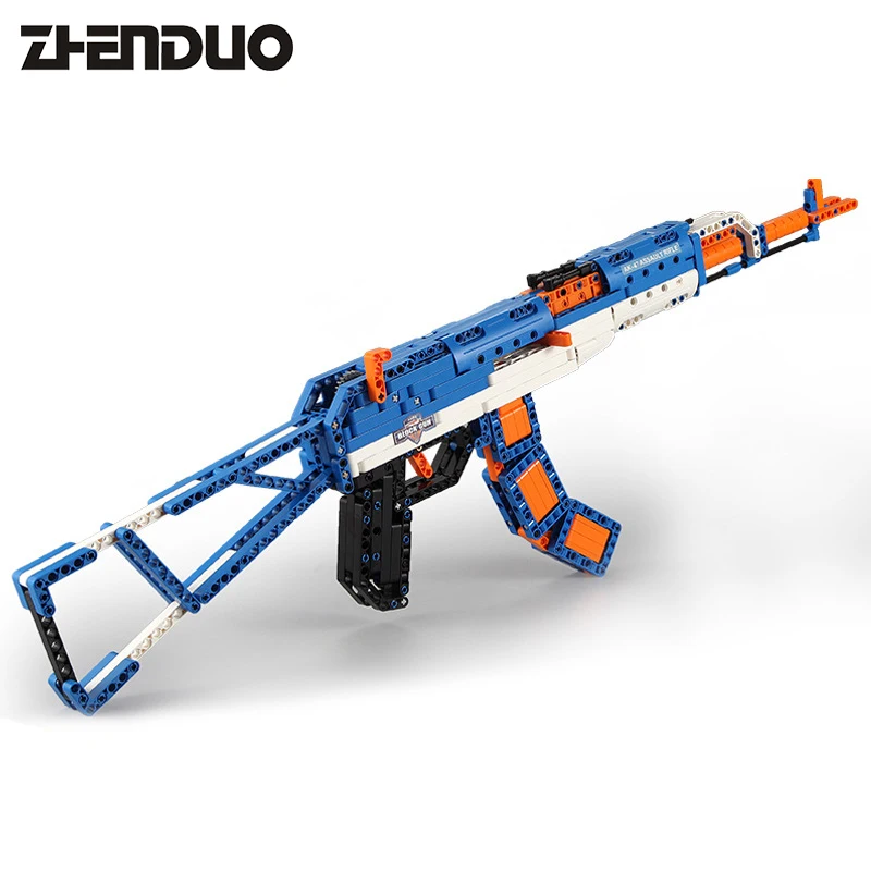 

C81001 Emission Revolver Pistol Power Gun Technic Arms Model Assembled Brick Set Compatible Building Block Toy