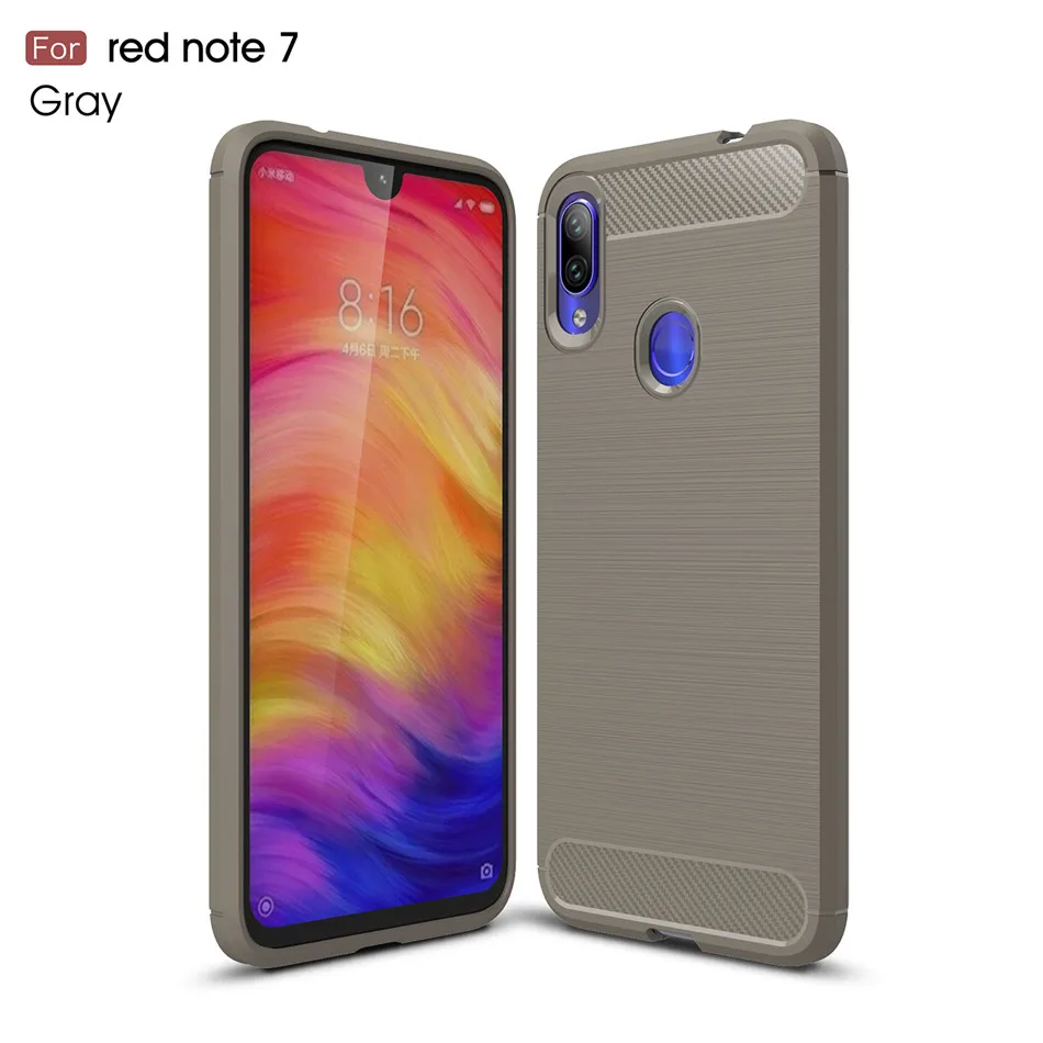 leather case for xiaomi Silicone Case For Xiaomi Redmi Note 7 Pro Redmi 7 Silicon TPU Carbon Fiber Cover For Xiaomi Redmi Note 7 Case case for xiaomi Cases For Xiaomi